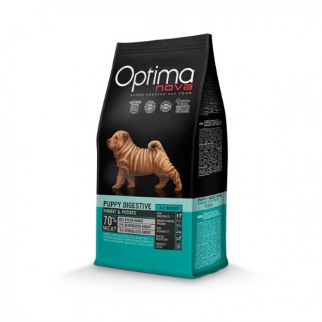 OptimaNova Puppy Digestive Rabbit 2 x 12kg