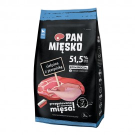 Pan Mięsko Cielęcina z Przepiórką dla szczeniąt L 3kg