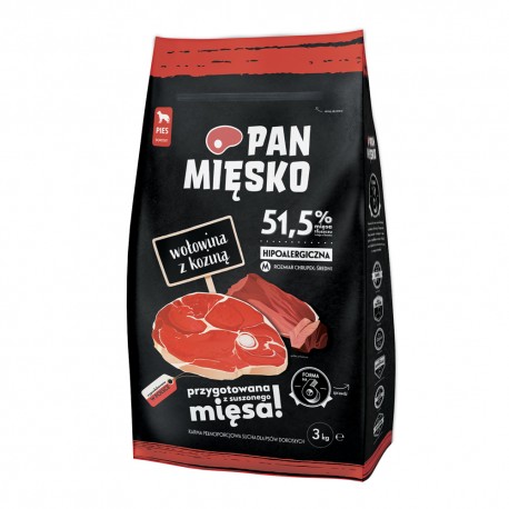 Pan Mięsko Wołowina z Koziną 3kg