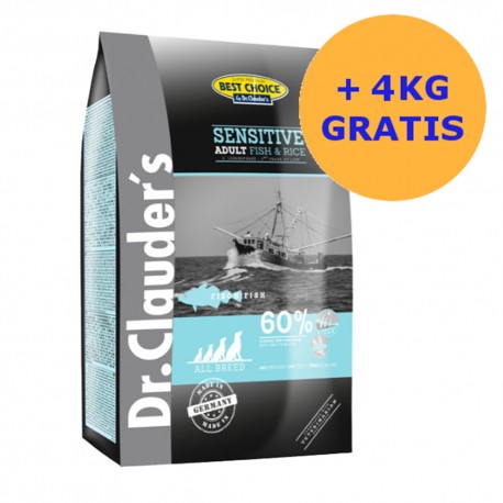 Best Choice Sensitive Fish Rice 12,5kg + 4KG GRATIS